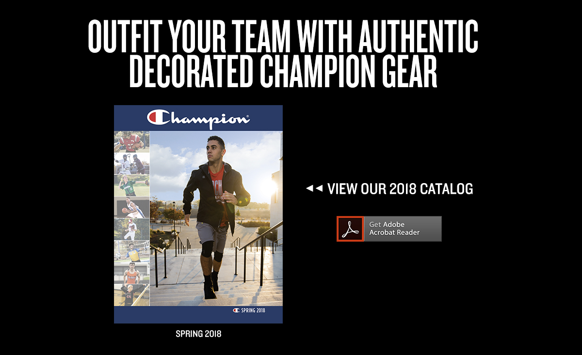 2018 Team Champion catalog